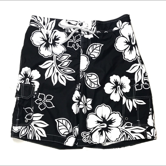 Merona Boardshorts Swim Trunks Size Large Waist 38 - Picture 1 of 4